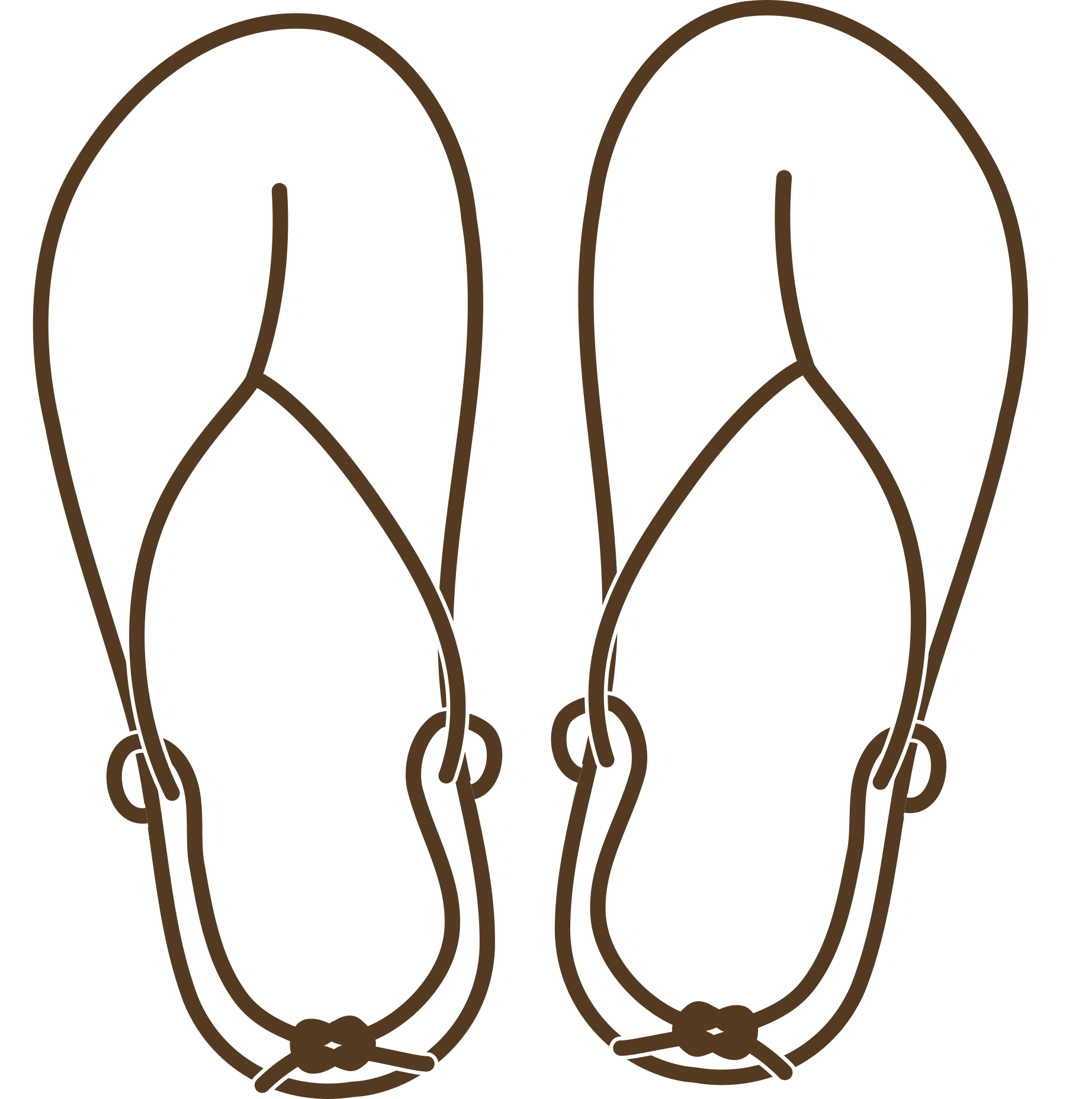sandal pair